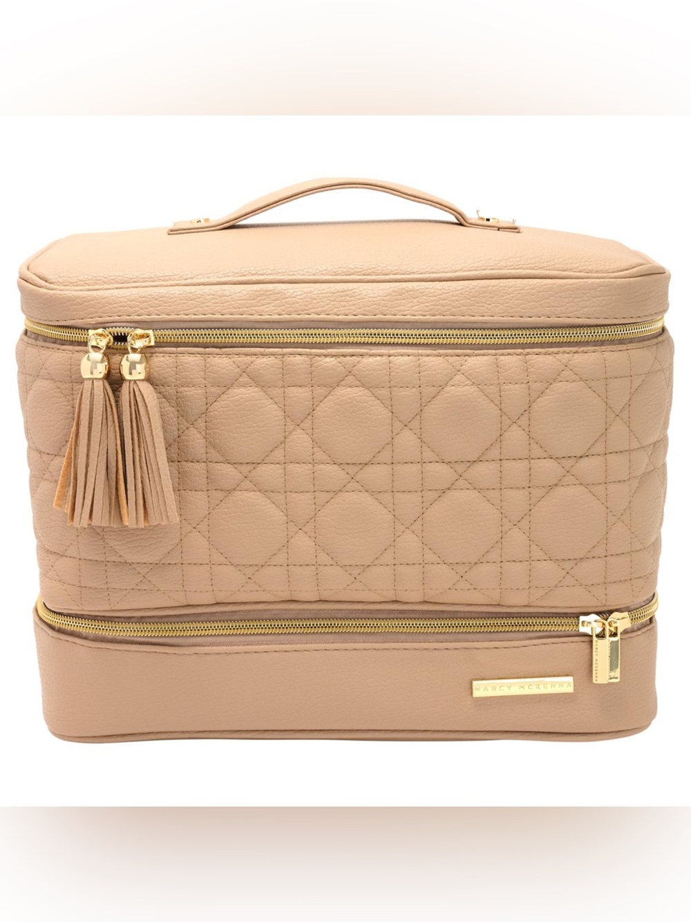 Marcy McKenna Glam Bag Modern Beauty Case - sand